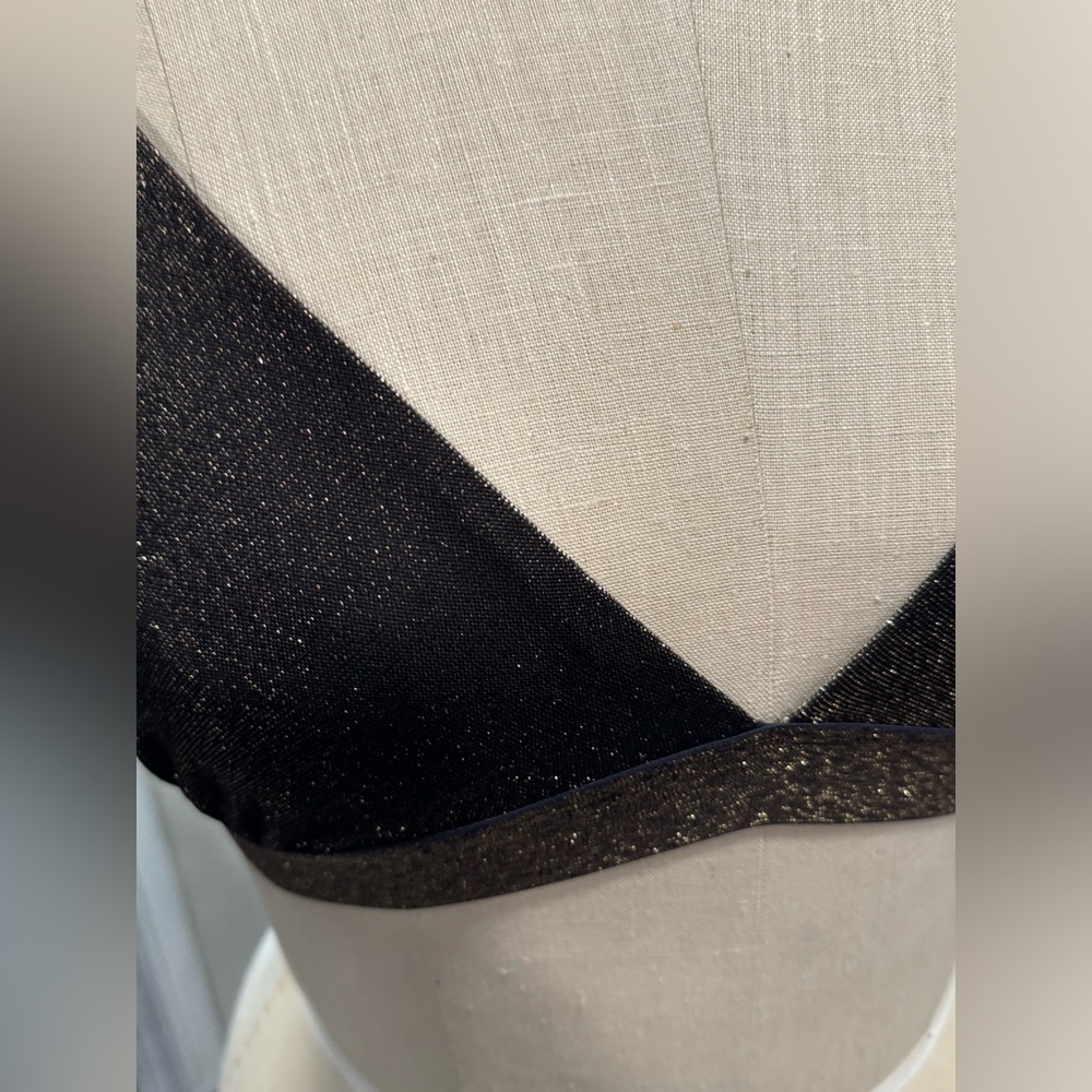 Colsie Black and Gold Bra
